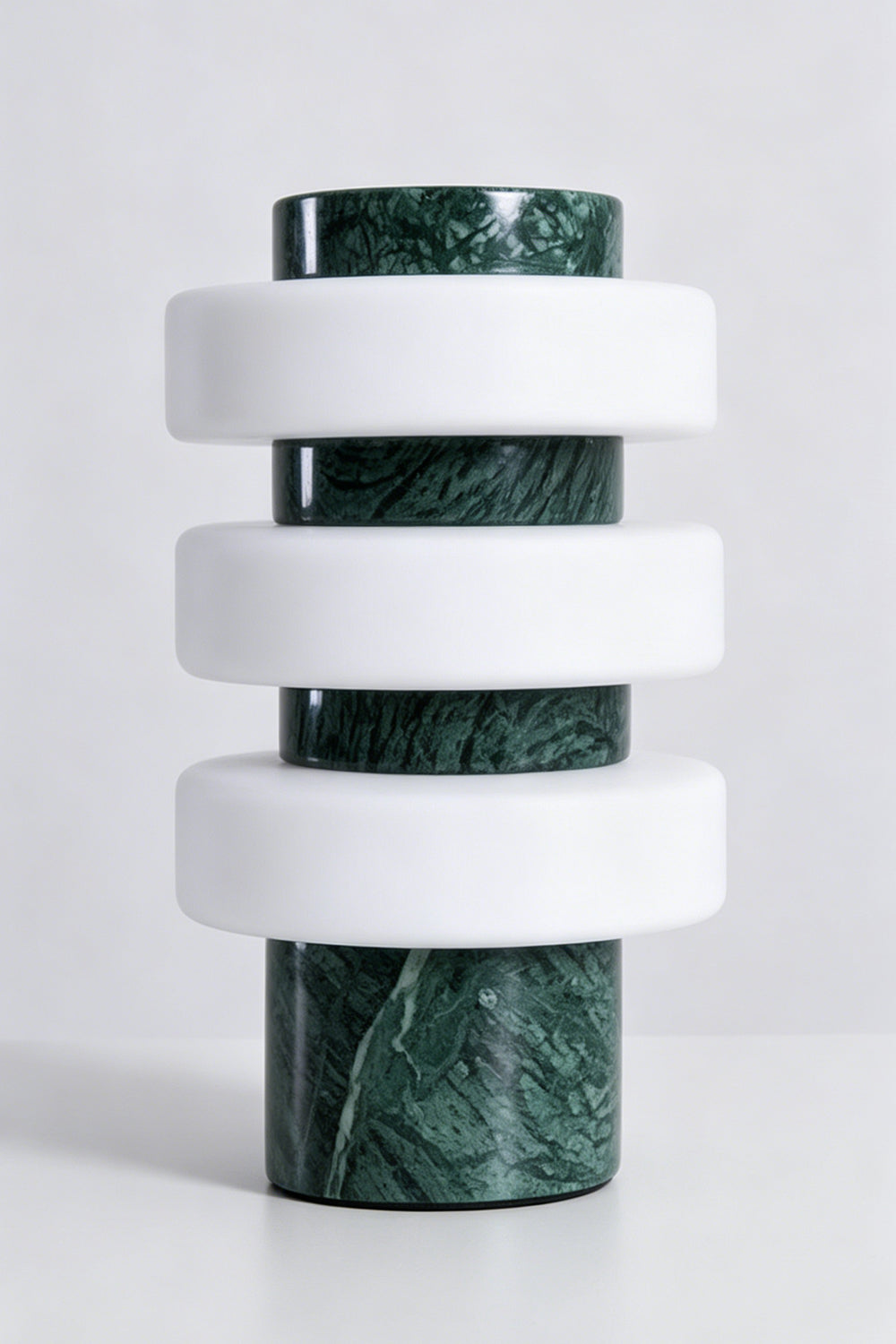 The Strata Stone Pillar Table Lamp | detail | vexa lamps