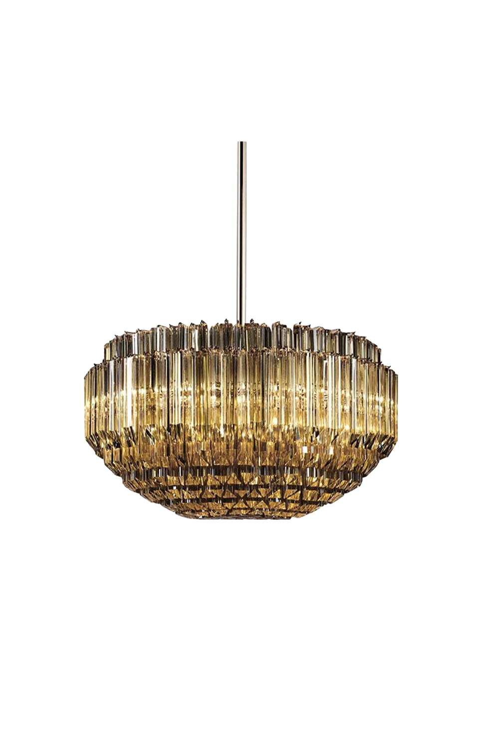 Three-sided Glass Chandelier | morylighting
