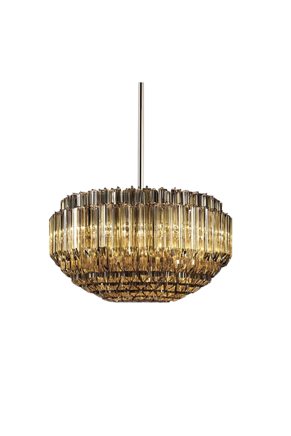 Three-sided Glass Chandelier | morylighting