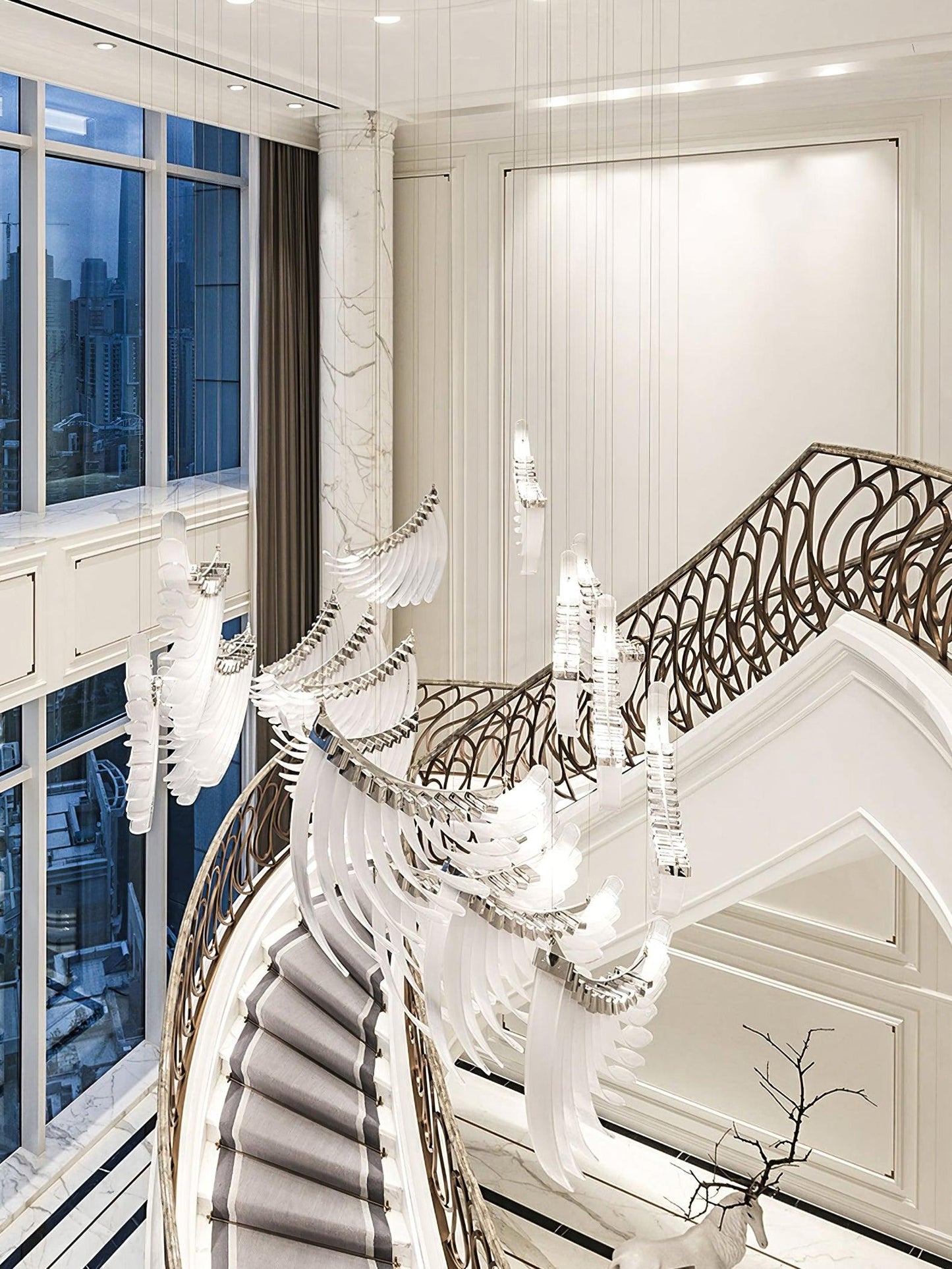 Tiered Palmette Chandelier | Morylighting (14)