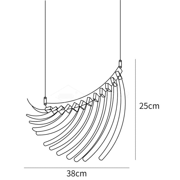 Tiered Palmette Chandelier | Morylighting (27)