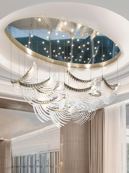 Tiered Palmette Chandelier | Morylighting (7)