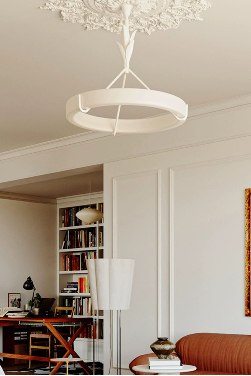 Tinsley Plaster Chandelier - view 3 | morylighting