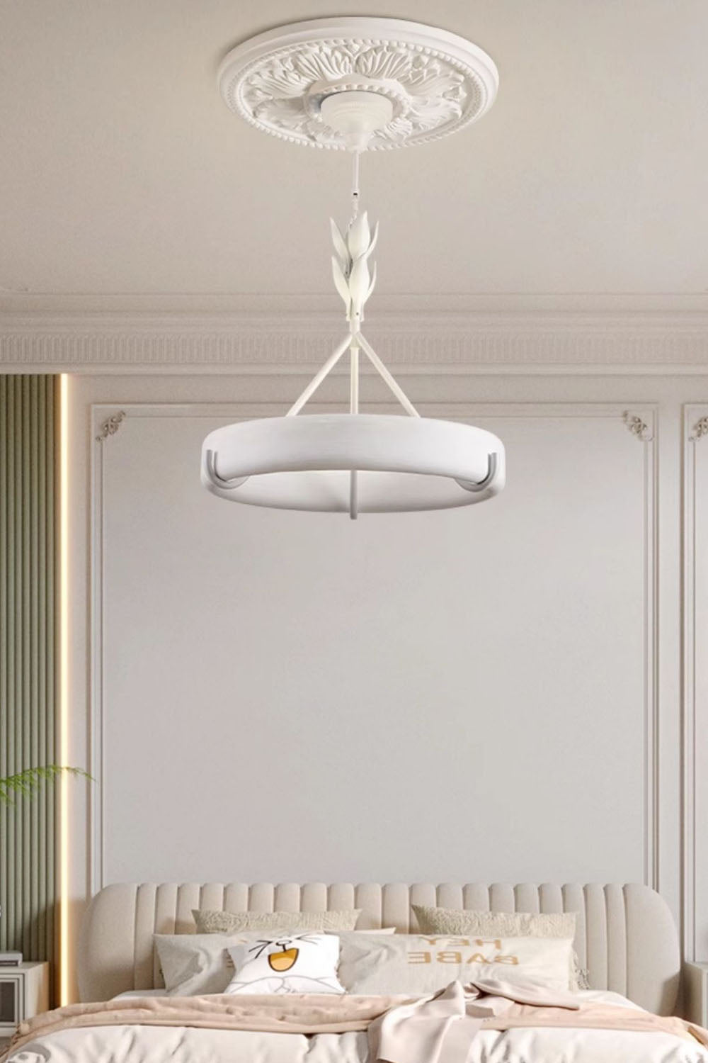 Tinsley Plaster Chandelier - view 7 | morylighting
