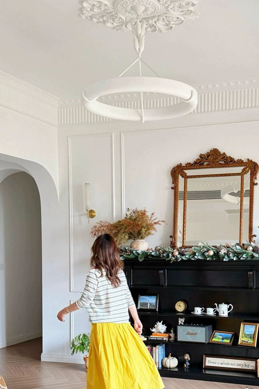 Tinsley Plaster Chandelier - view 13 | morylighting