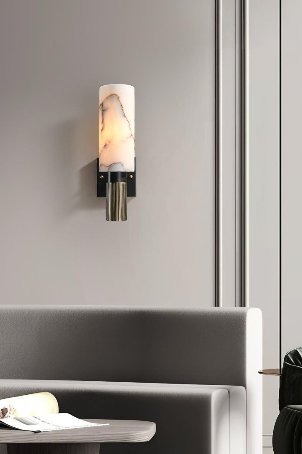 Torch Marble Sconce - morylighting
