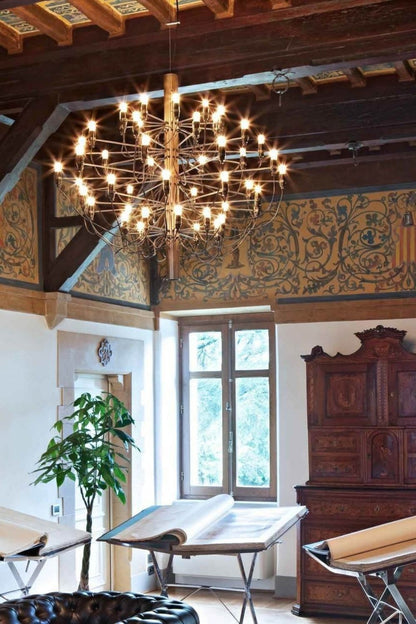 Traditional Mid-century 2097 Chandelier - view 18 | morylighting