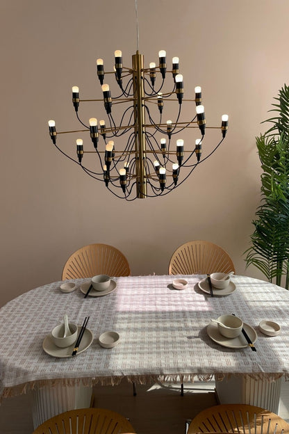Traditional Mid-century 2097 Chandelier - view 29 | morylighting