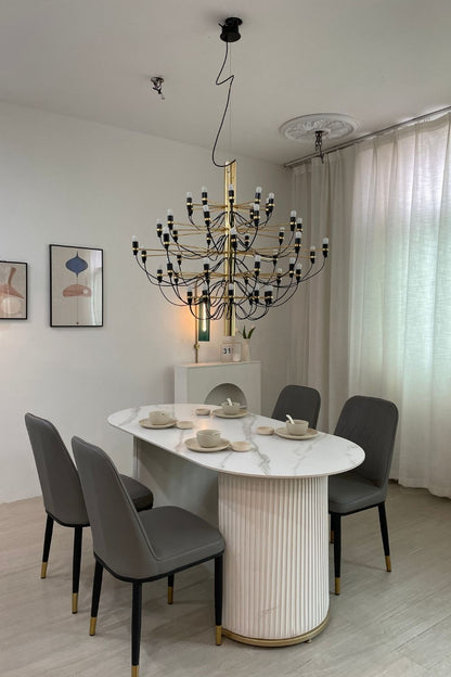 Traditional Mid-century 2097 Chandelier - view 32 | morylighting