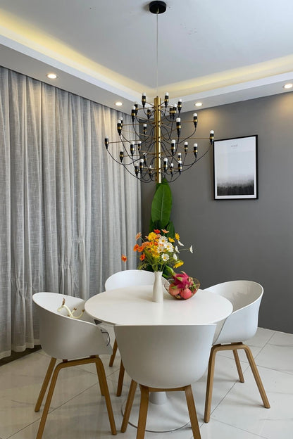 Traditional Mid-century 2097 Chandelier - view 34 | morylighting