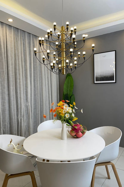 Traditional Mid-century 2097 Chandelier - view 38 | morylighting