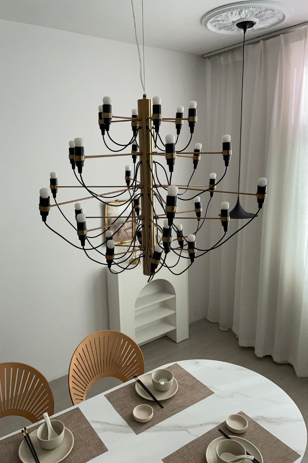 Traditional Mid-century 2097 Chandelier - view 40 | morylighting