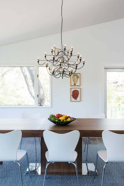 Traditional Mid-century 2097 Chandelier - view 6 | morylighting