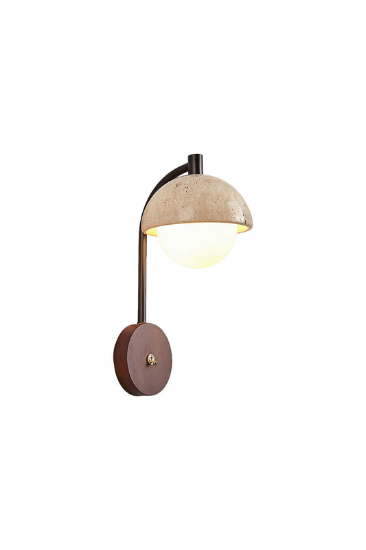 Travertine Arc Wall Light | morylighting