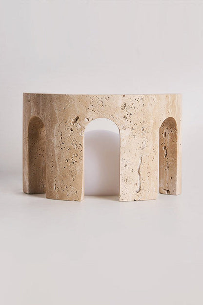 Travertine Arch Table Lamp - view 16 | morylighting