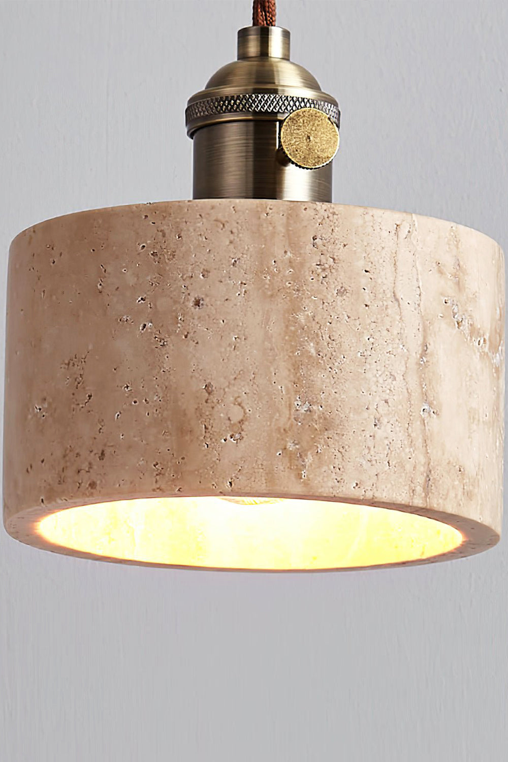 Travertine Aurora Pendant Light - view 17 | morylighting