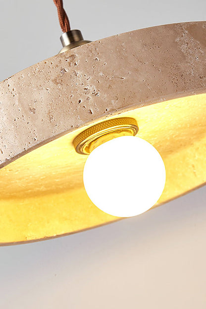 Travertine Aurora Pendant Light - view 21 | morylighting