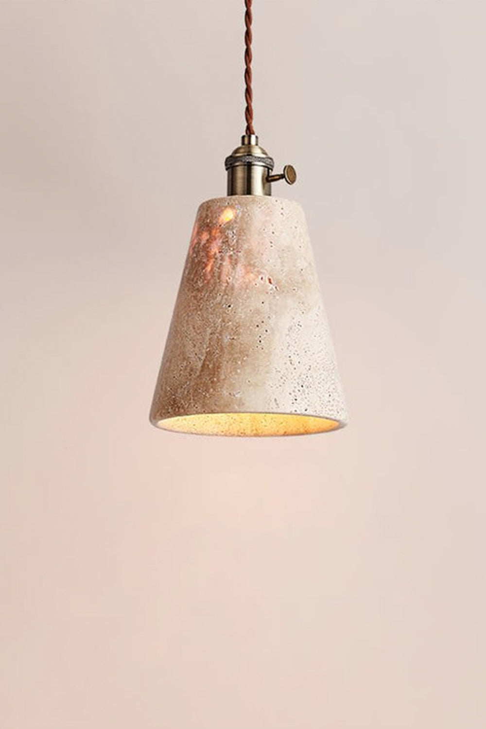 Travertine Aurora Pendant Light - view 20 | morylighting