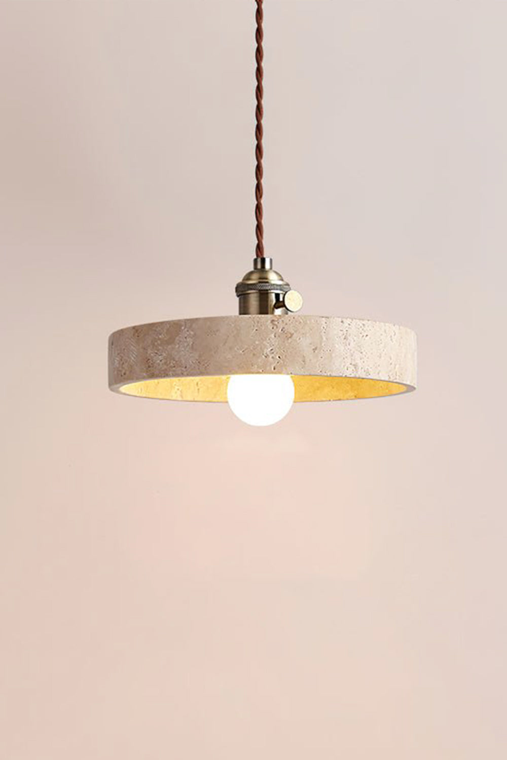 Travertine Aurora Pendant Light - view 22 | morylighting