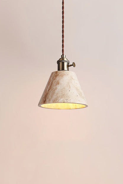 Travertine Aurora Pendant Light - view 24 | morylighting