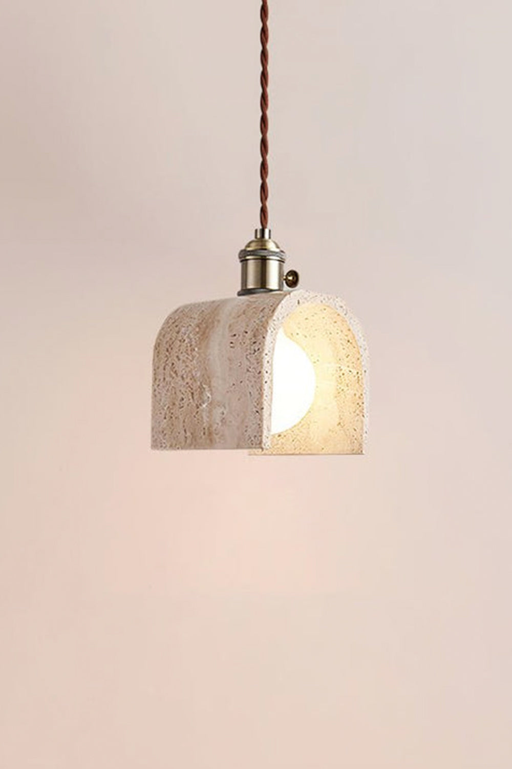Travertine Aurora Pendant Light - view 25 | morylighting