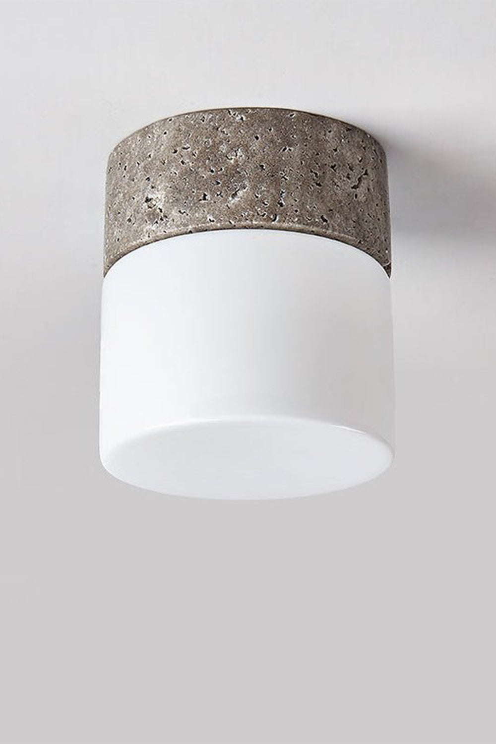 Travertine Cylinder Ceiling Lamp - view 14 | morylighting