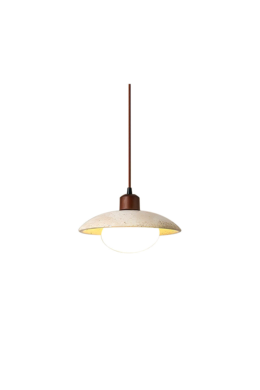 Travertine Disc Pendant Light | morylighting