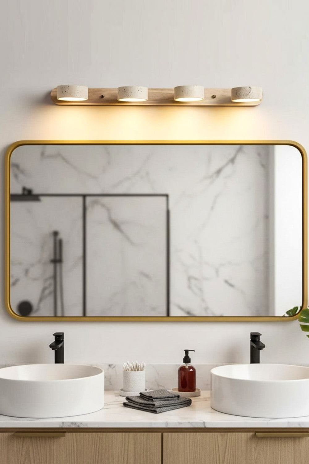 Travertine Duo Wall Light - view 13 | morylighting