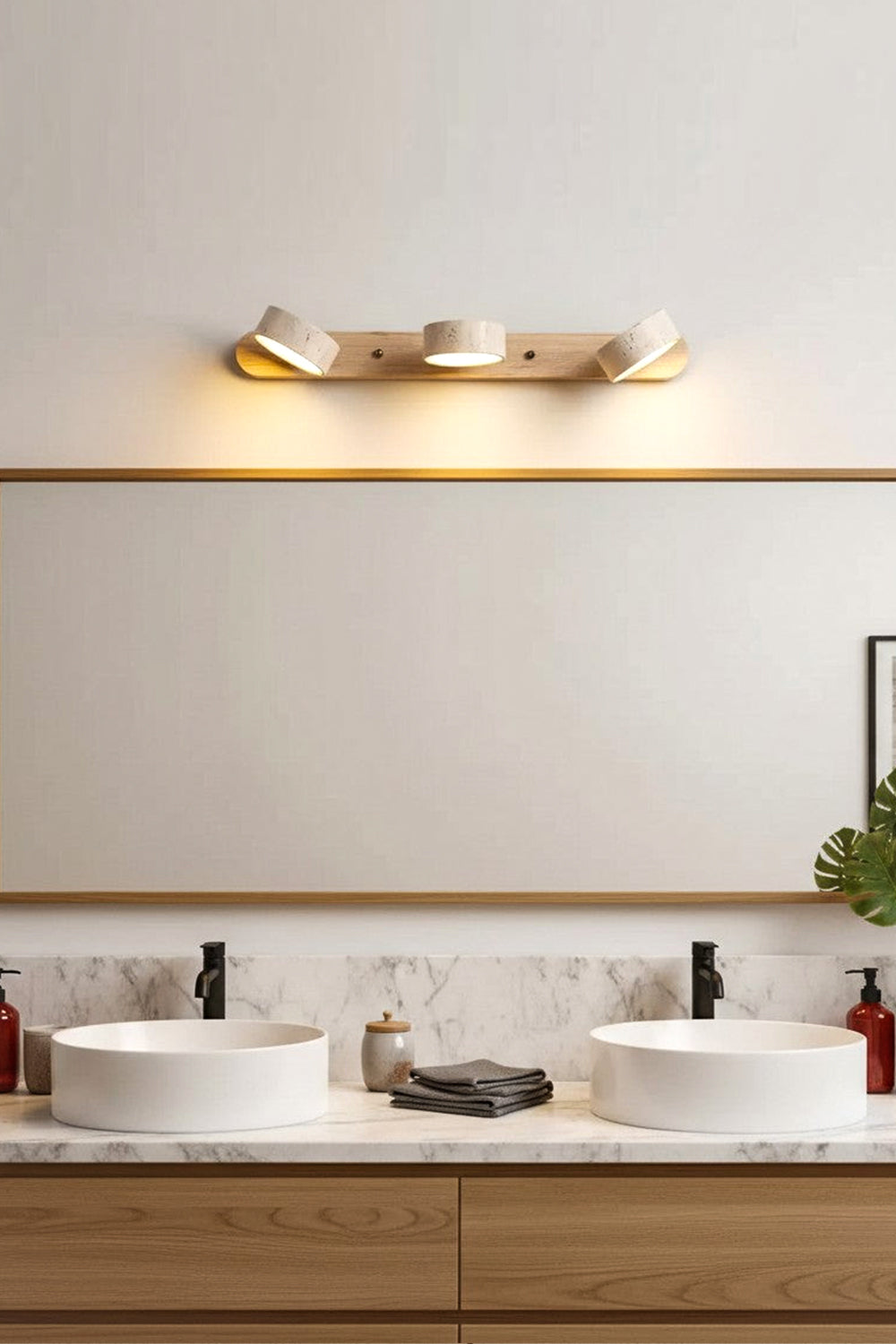 Travertine Duo Wall Light - view 17 | morylighting