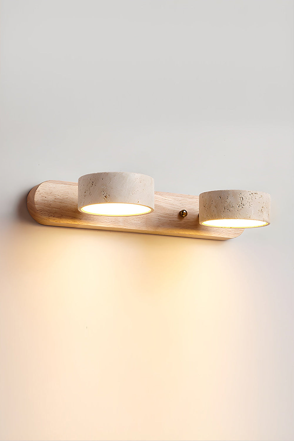 Travertine Duo Wall Light - view 29 | morylighting
