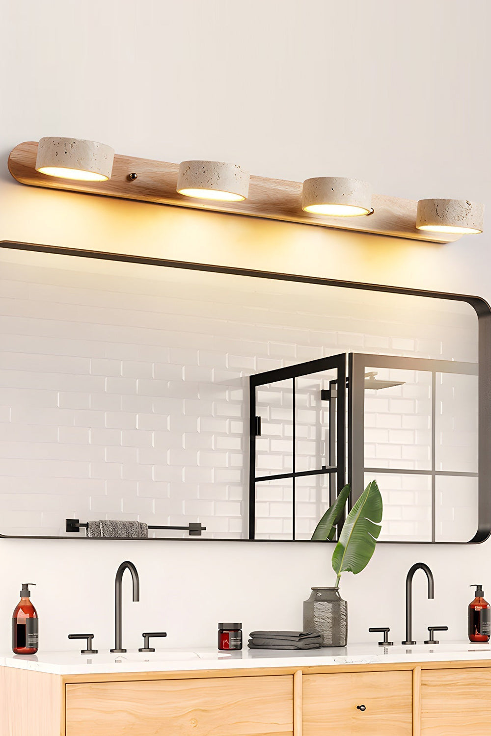 Travertine Duo Wall Light - view 19 | morylighting