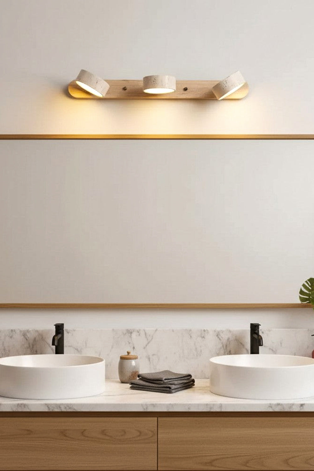 Travertine Duo Wall Light - view 20 | morylighting