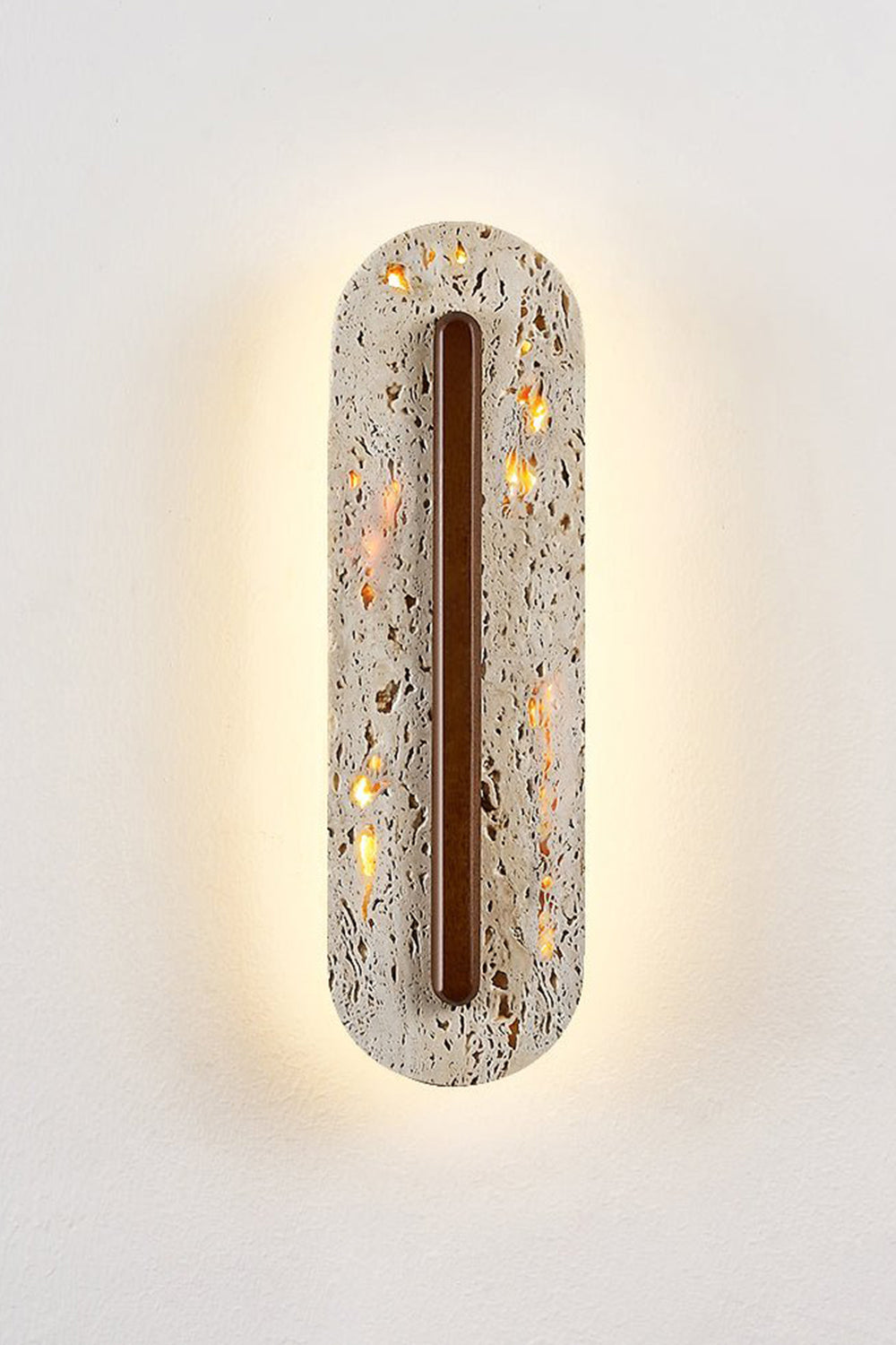 Travertine Slab Wall Sconce - view 13 | morylighting