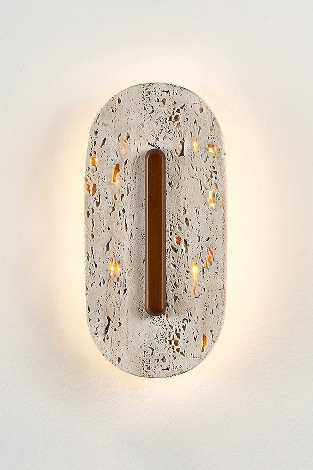 Travertine Slab Wall Sconce - view 10 | morylighting