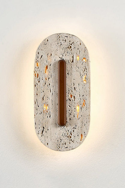 Travertine Slab Wall Sconce - view 10 | morylighting