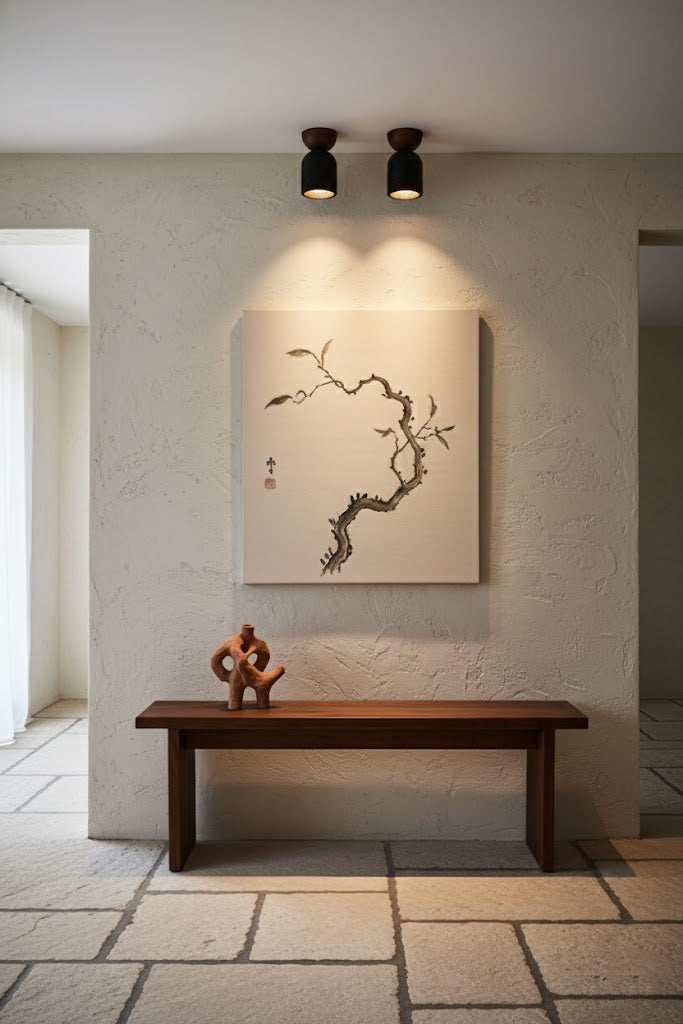 Travertine Stone Ceiling Light - view 7 | morylighting