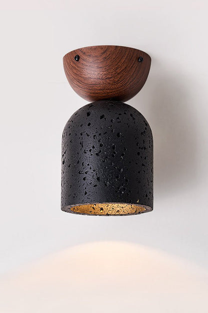 Travertine Stone Ceiling Light - view 10 | morylighting
