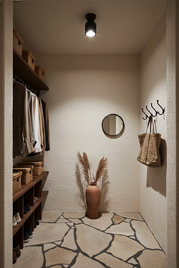 Travertine Stone Ceiling Light - view 4 | morylighting