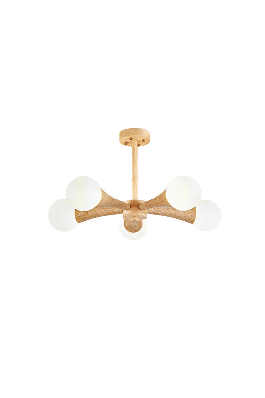 Travertine Tree-Arm Chandelier | morylighting