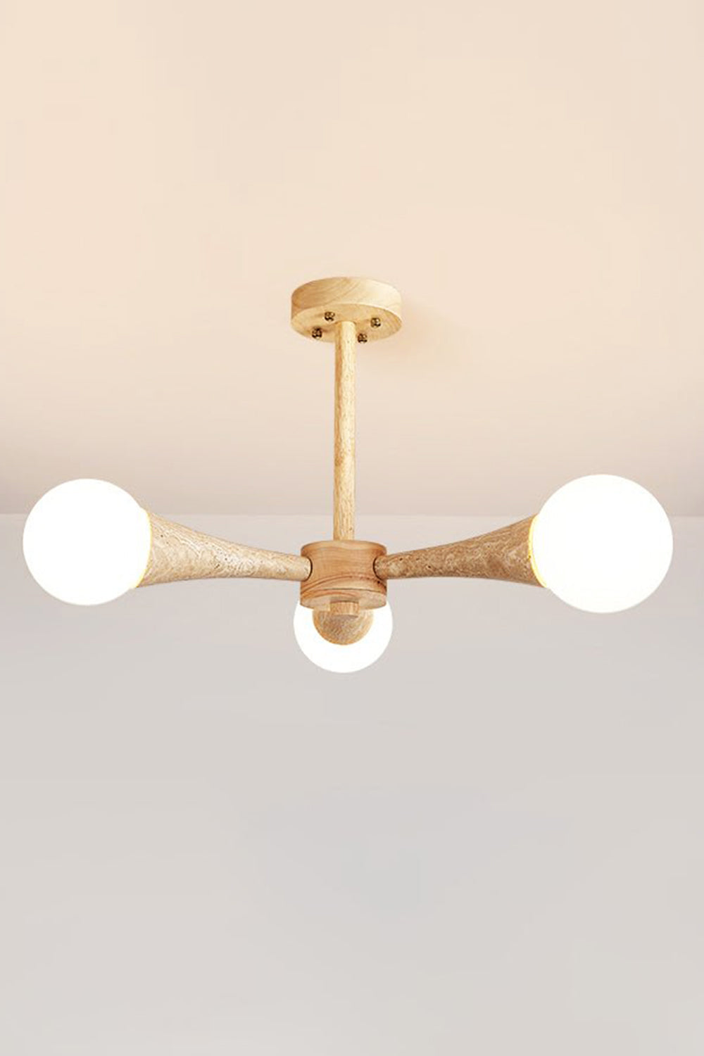 Travertine Tree-Arm Chandelier - view 19 | morylighting