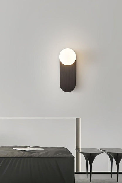 Flat Base Globe Sconce - morylighting