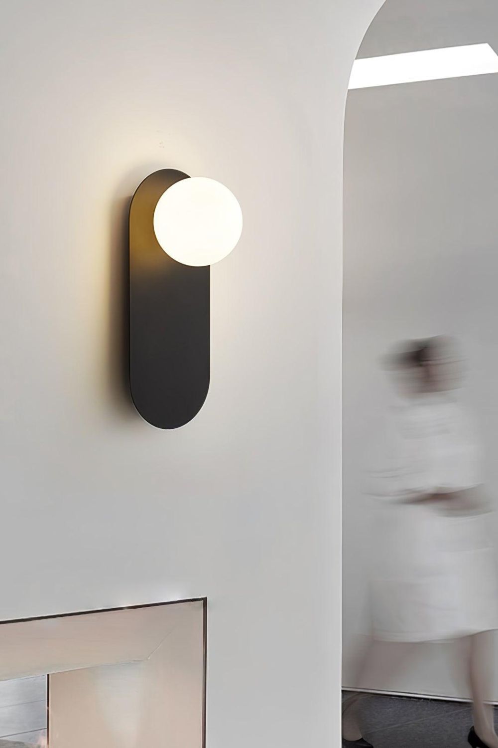 Flat Base Globe Sconce - morylighting