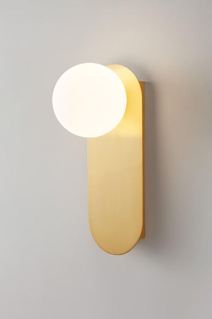 Flat Base Globe Sconce - morylighting