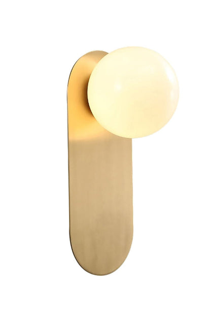 Flat Base Globe Sconce - morylighting