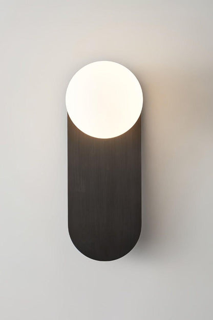 Flat Base Globe Sconce - morylighting