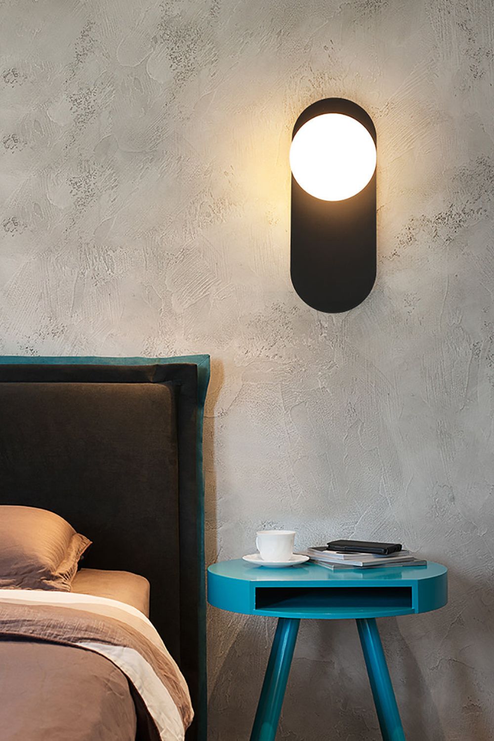 Flat Base Globe Sconce - morylighting