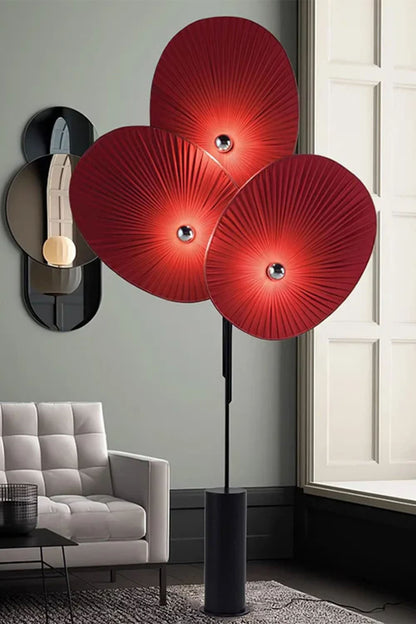 Triple Floral Floor Lamp - view 2 | morylighting