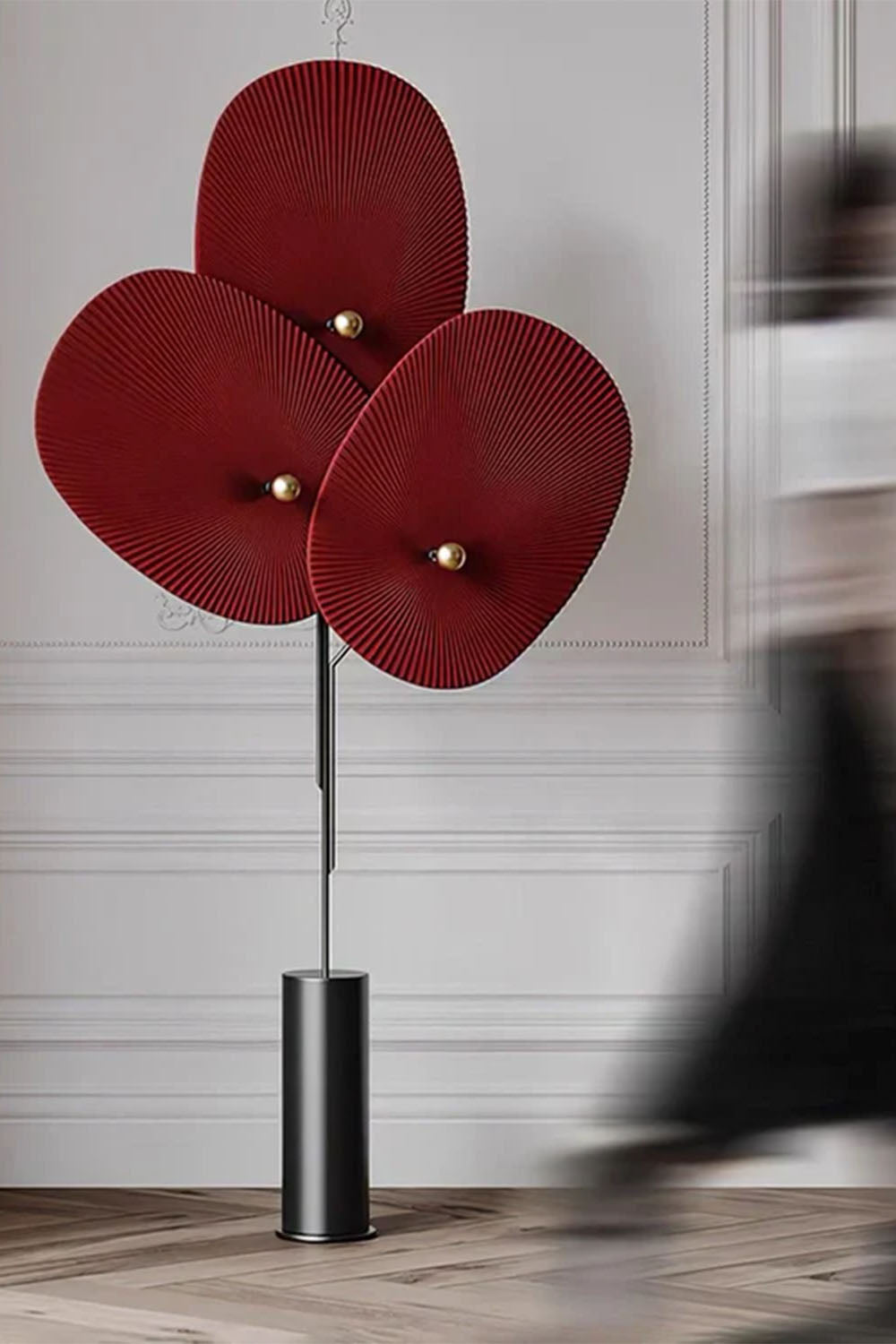 Triple Floral Floor Lamp - view 10 | morylighting