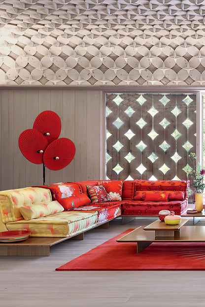 Triple Floral Floor Lamp - view 8 | morylighting