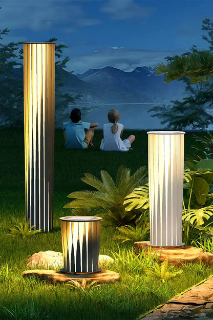Twisted Acrylic Lantern Lawn Light - view 9 | morylighting